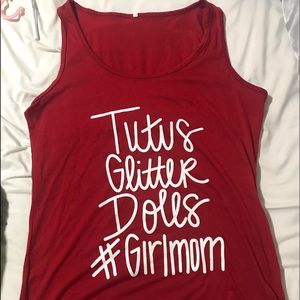 Girl mom tank